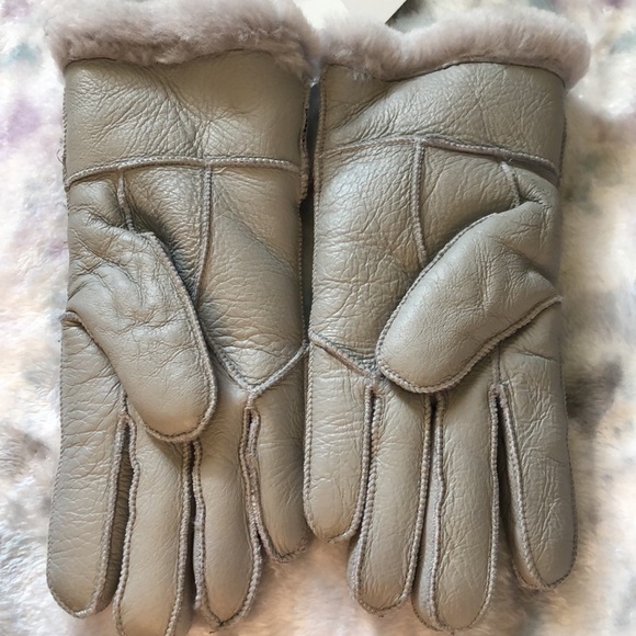 Surell 100% real shearling gloves - Picture 3 of 4